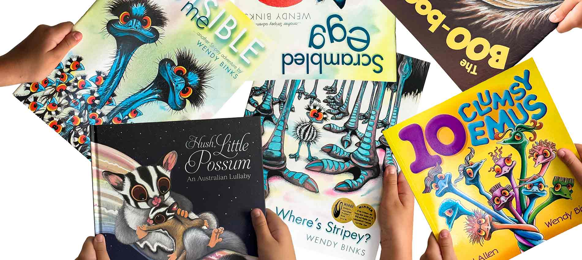 Inspiring the next generation of authors, illustrators and adventurers! - Stunned Emu Designs by Wendy Binks