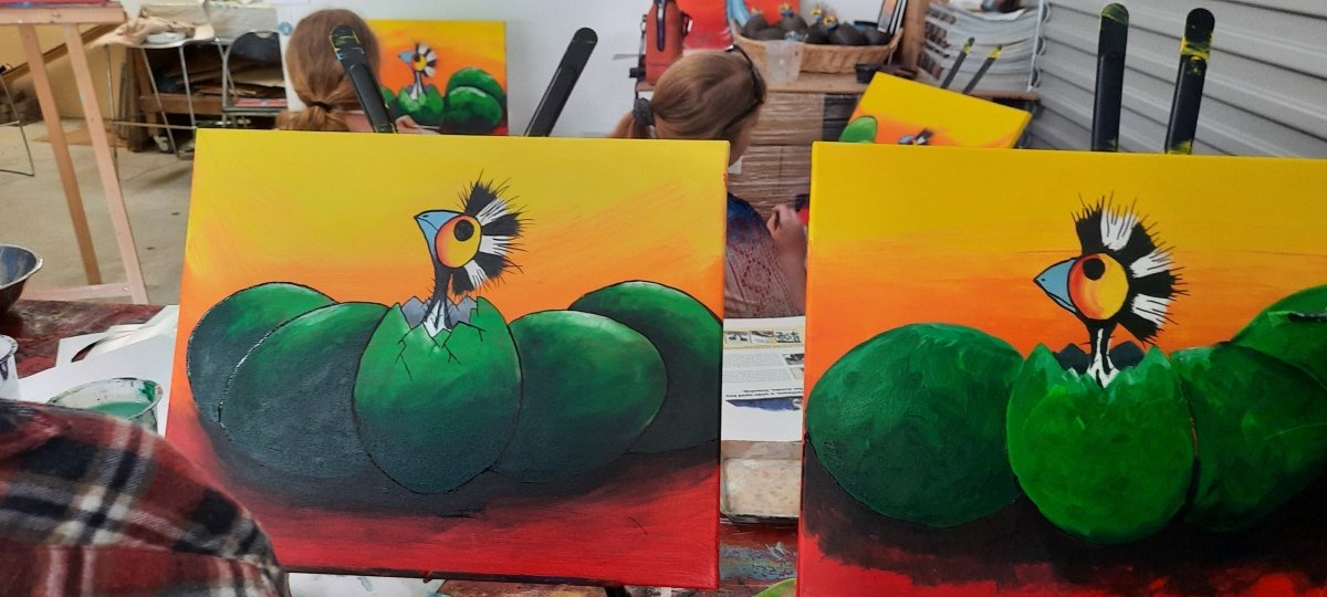Painting Workshop - Stunned Emu Designs by Wendy Binks