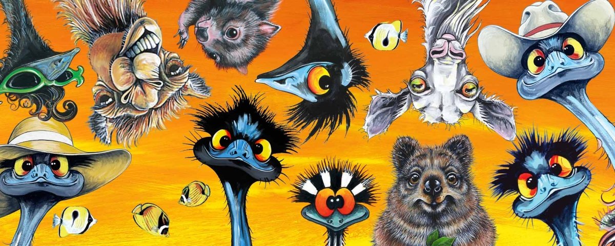 Shop by Character - Stunned Emu Designs by Wendy Binks