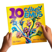 10 Clumsy Emus – Children's Book - Stunned Emu Designs by Wendy Binks