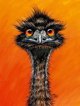 Emu with Attitude – Canvas Print
