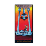 Upside Down with Chick – Postcard