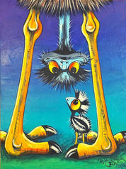Are We There Yet? - Original - Stunned Emu Designs by Wendy Binks