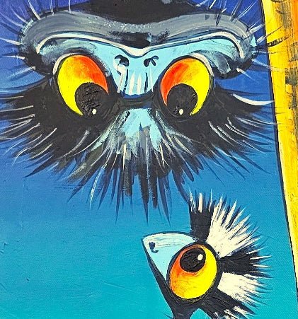 Are We There Yet? - Original - Stunned Emu Designs by Wendy Binks
