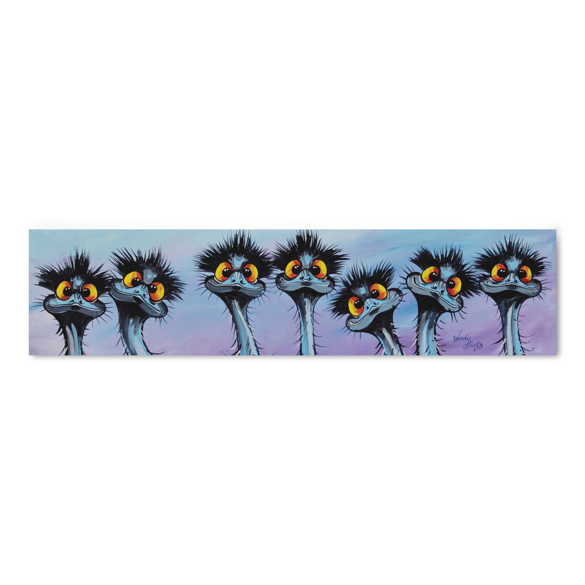 Boys in Blue – Bookmark - Stunned Emu Designs by Wendy Binks
