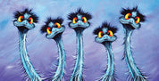 Boys in Blue – Canvas Print - Stunned Emu Designs by Wendy Binks