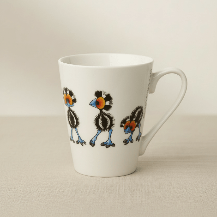 Chicks Galore – Mug - Stunned Emu Designs by Wendy Binks