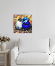 Dad's Shoulder – Original - Stunned Emu Designs by Wendy Binks