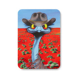 Emu with Akubra – Small Magnet