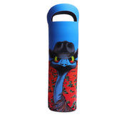 Emu with Akubra – Wine Cooler - Stunned Emu Designs by Wendy Binks