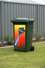 Emu with Attitude – Bin Sticker