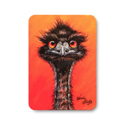 Emu with Attitude – Magnet - Stunned Emu Designs by Wendy Binks