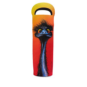 Emu with Attitude – Wine Cooler - Stunned Emu Designs by Wendy Binks