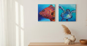 Fish of the Day – Canvas Print - Stunned Emu Designs by Wendy Binks