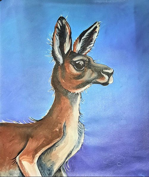 Gentle Grey – Original - Stunned Emu Designs by Wendy Binks