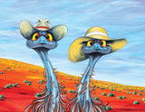 Hats in the Desert – Canvas Print