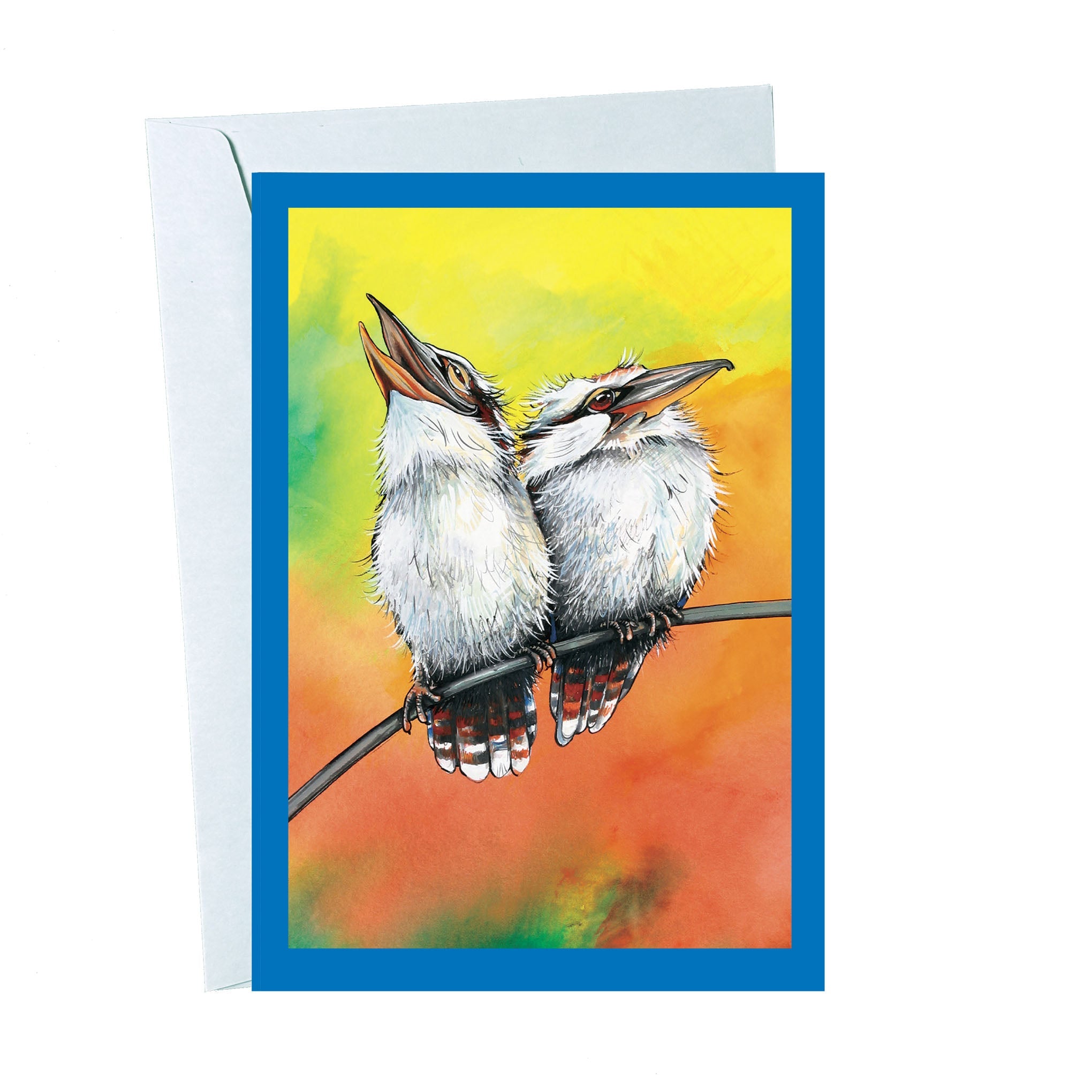 It's Not That Funny – Greeting Card - Stunned Emu Designs by Wendy Binks