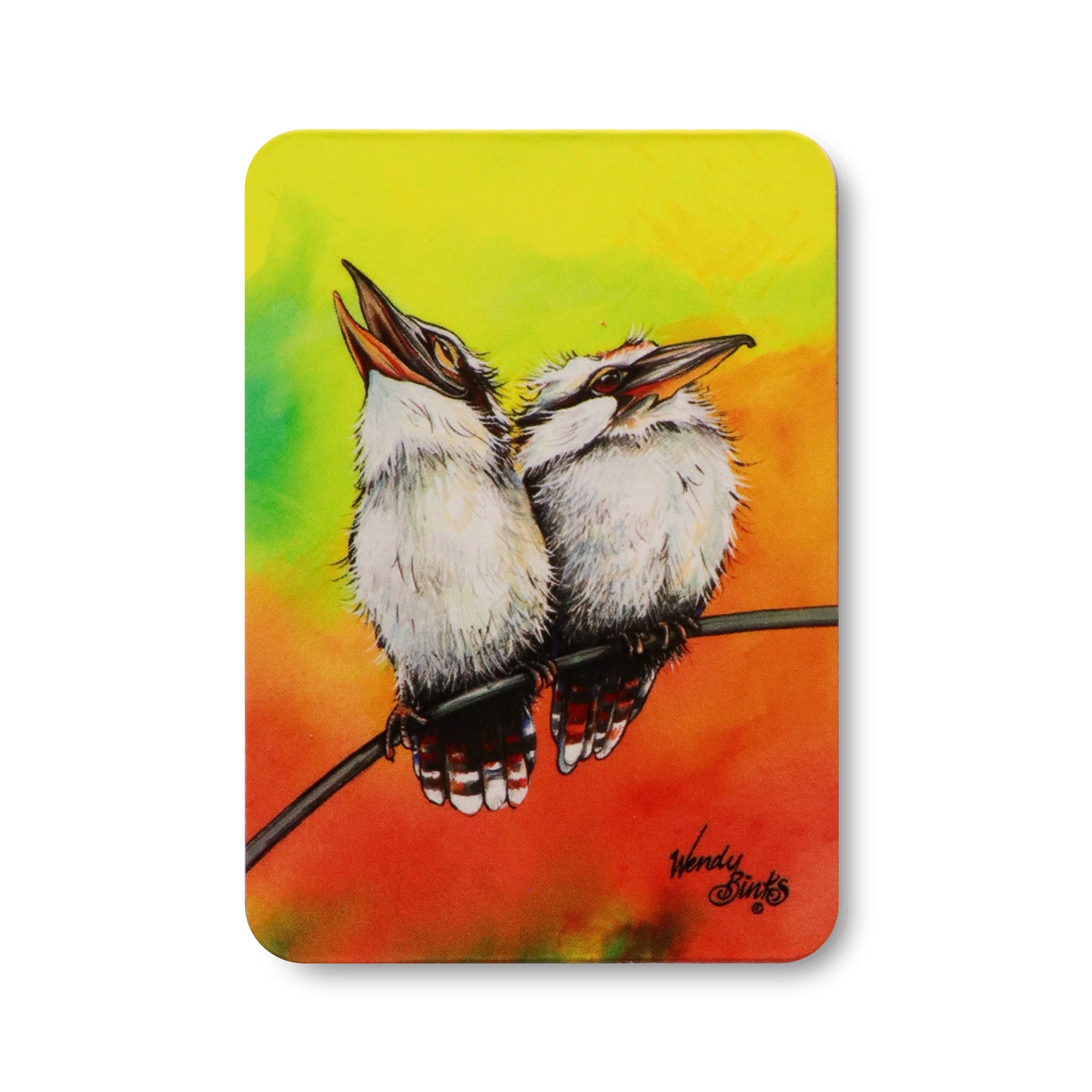 It's Not That Funny – Magnet - Stunned Emu Designs by Wendy Binks