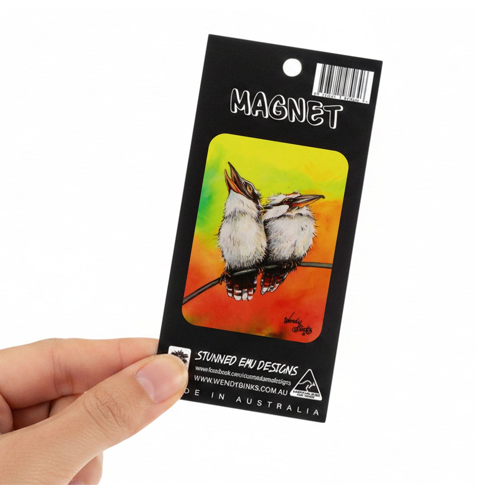 It's Not That Funny – Small Magnet - Stunned Emu Designs by Wendy Binks