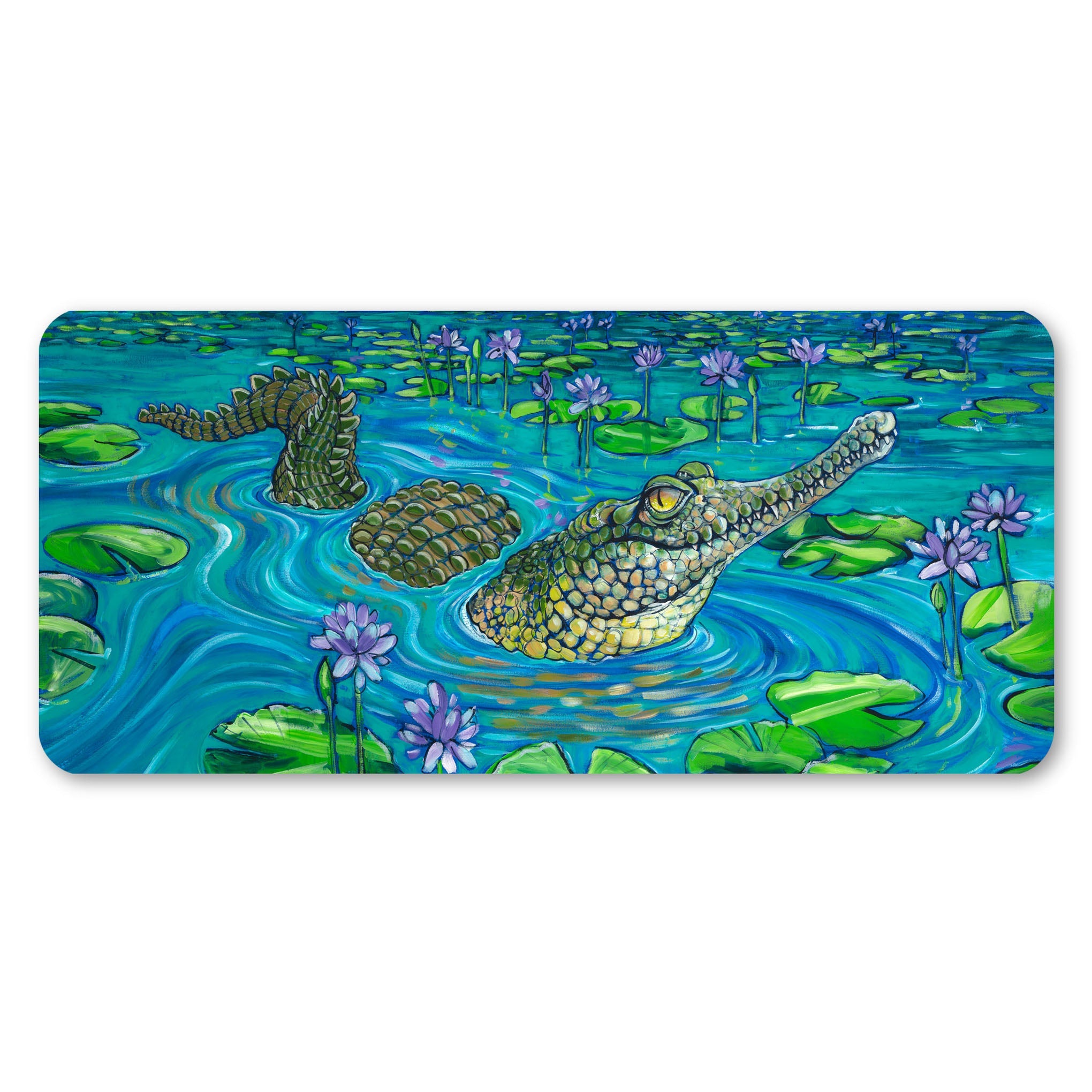 Johnno's Lagoon – Large Magnet - Stunned Emu Designs by Wendy Binks