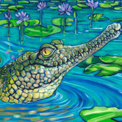 Johnno's Lagoon – Original - Stunned Emu Designs by Wendy Binks