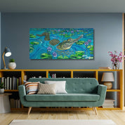 Johnno's Lagoon – Original - Stunned Emu Designs by Wendy Binks