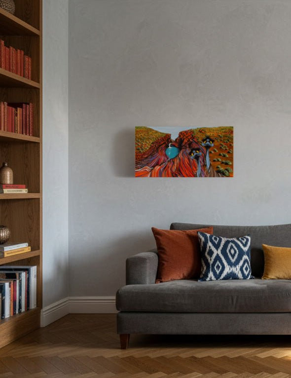 Karijini – Canvas Print - Stunned Emu Designs by Wendy Binks