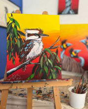 Kookaburra painting workshop – Sat 5 Sep - Stunned Emu Designs by Wendy Binks