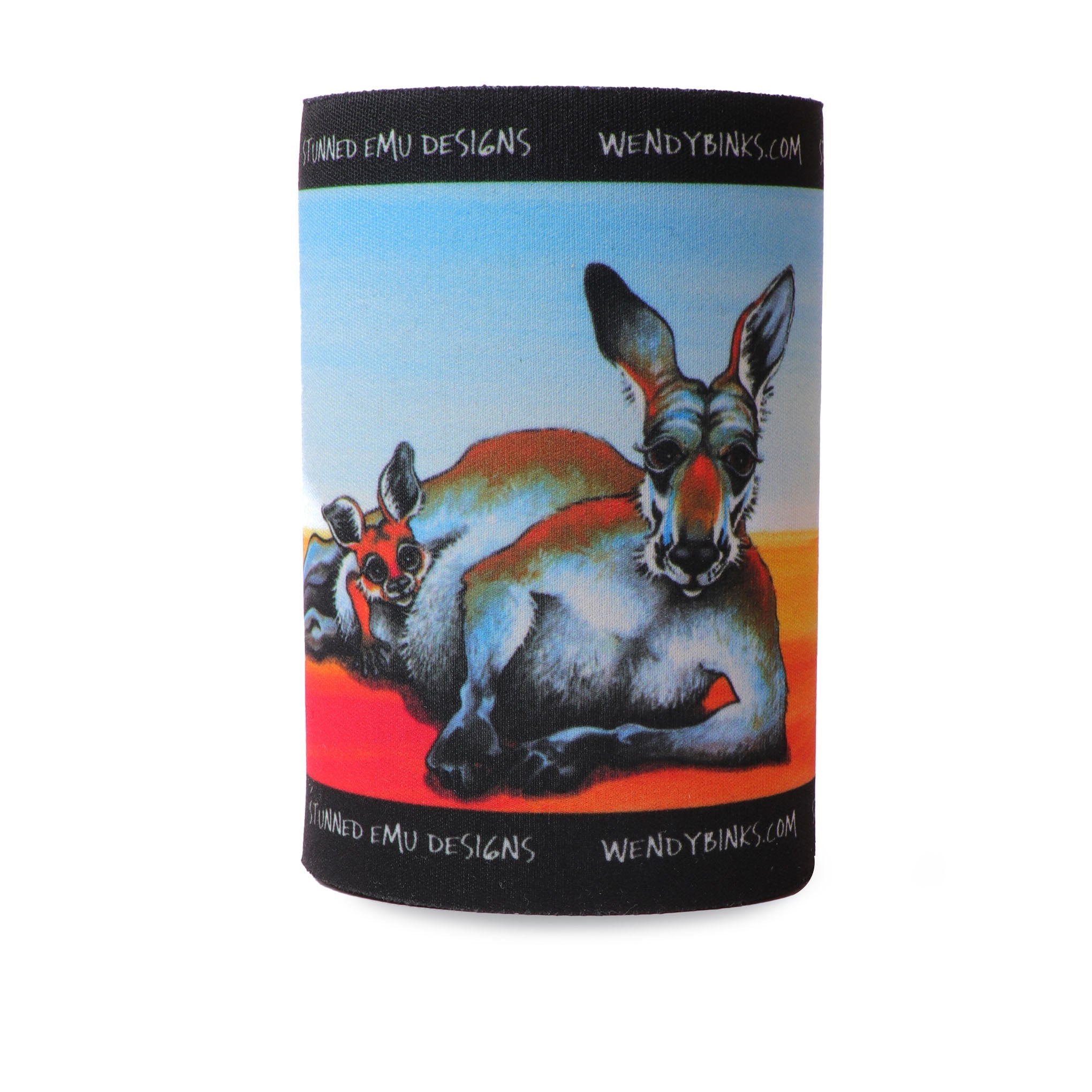 Lazy Roo – Drink Holder - Stunned Emu Designs by Wendy Binks