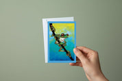 Out on a Limb – Greeting Card - Stunned Emu Designs by Wendy Binks