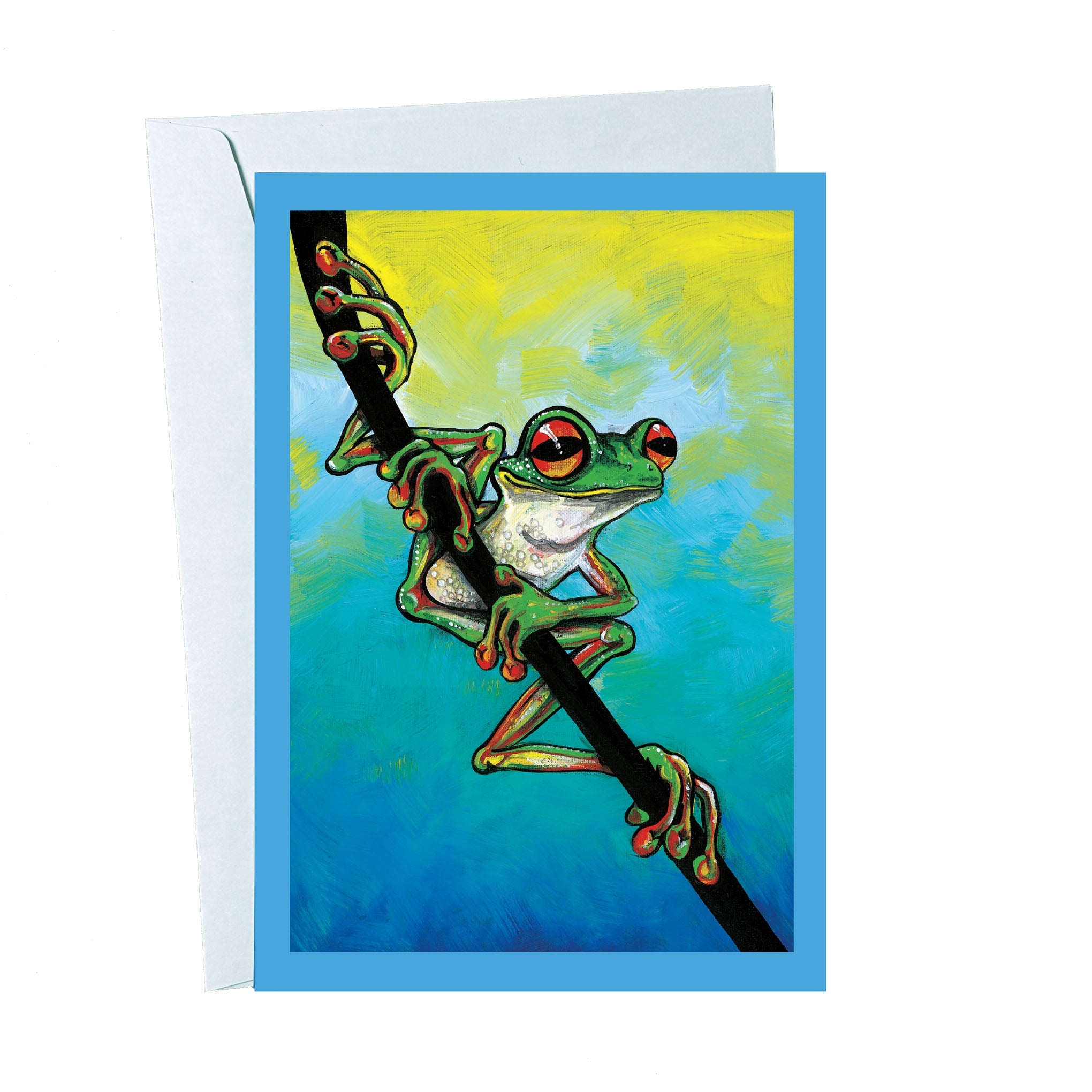 Out on a Limb – Greeting Card - Stunned Emu Designs by Wendy Binks