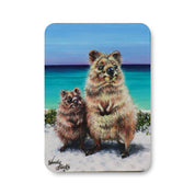 Quokka Love – Magnet - Stunned Emu Designs by Wendy Binks