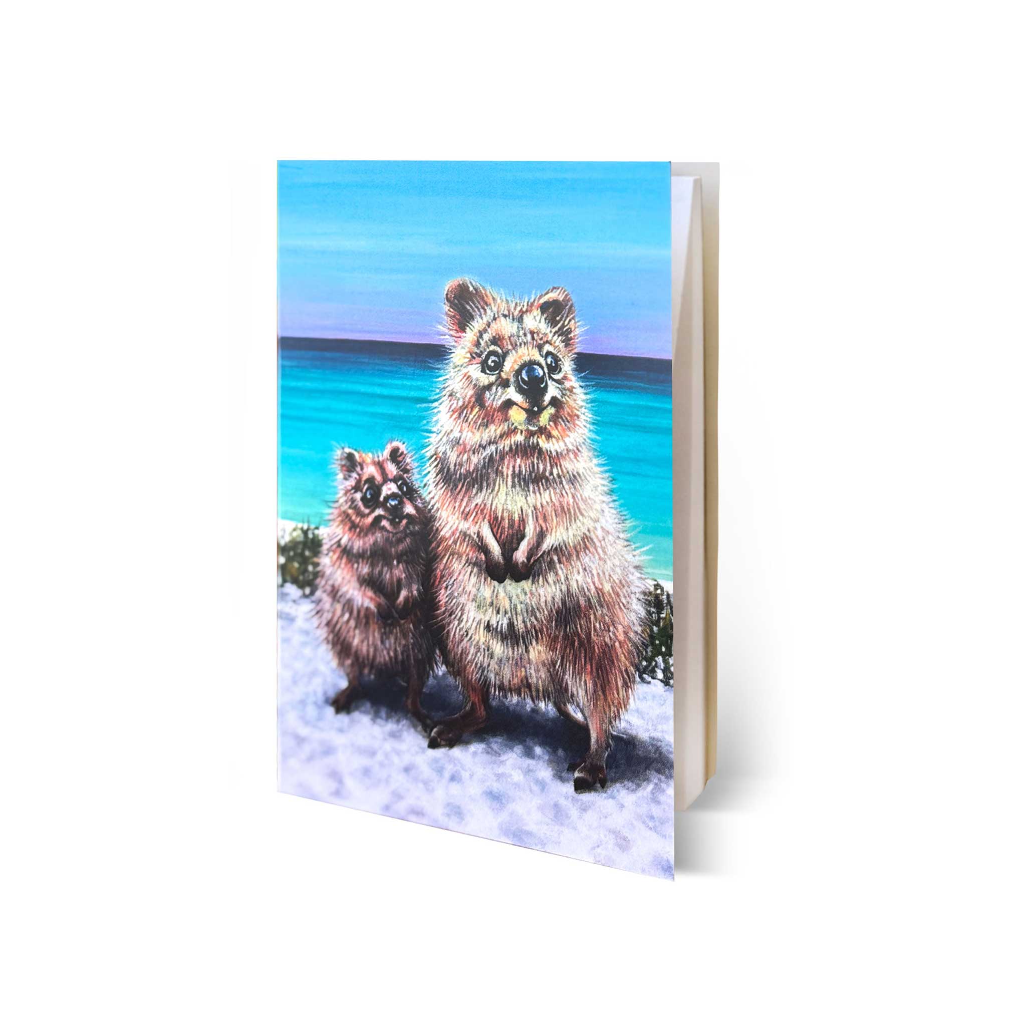 Quokka Love – Notepad - Stunned Emu Designs by Wendy Binks