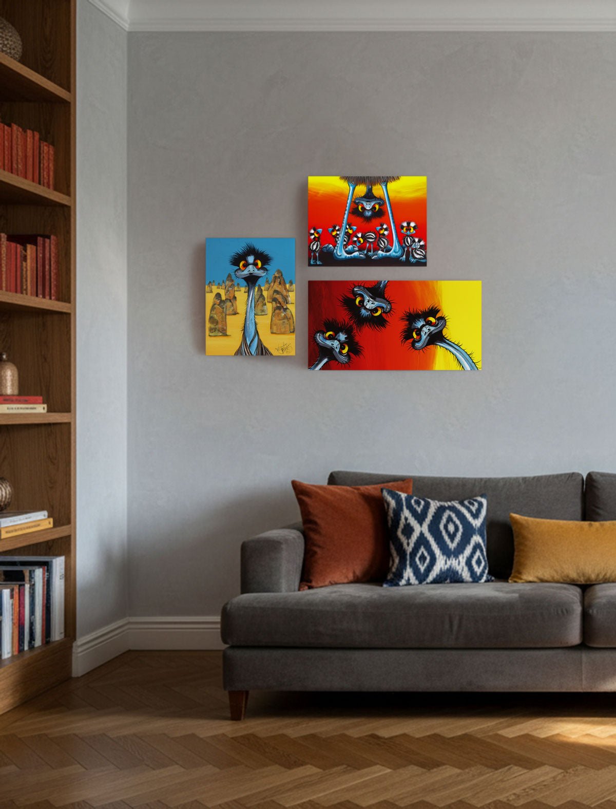 R U Awake? – Canvas Print - Stunned Emu Designs by Wendy Binks