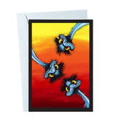R U Awake? – Greeting Card - Stunned Emu Designs by Wendy Binks