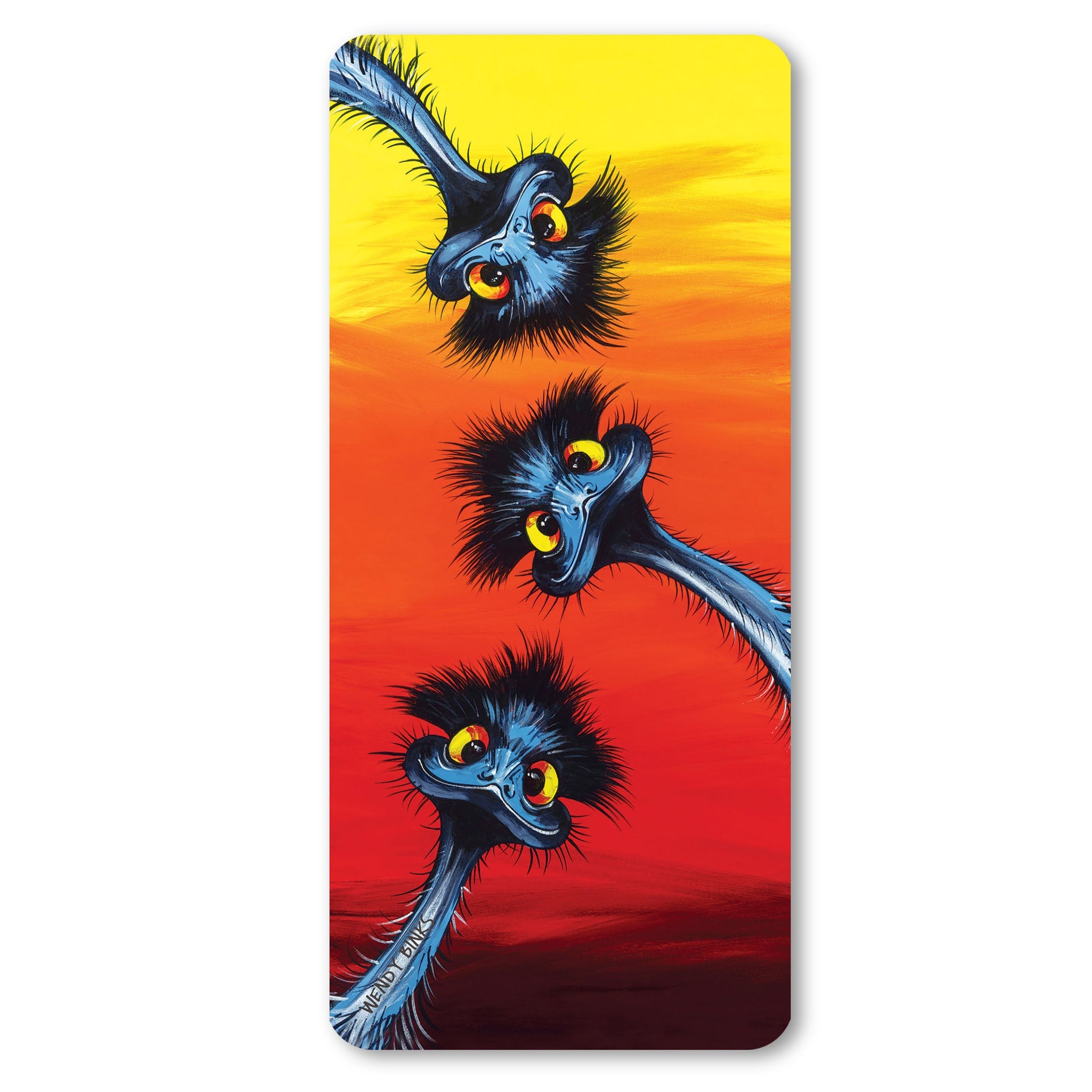 R U Awake? – Large Magnet - Stunned Emu Designs by Wendy Binks