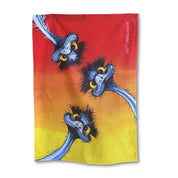 R U Awake? – Tea Towel - Stunned Emu Designs by Wendy Binks