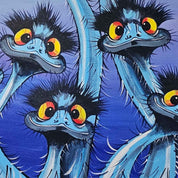 Ratite Relations – Original - Stunned Emu Designs by Wendy Binks