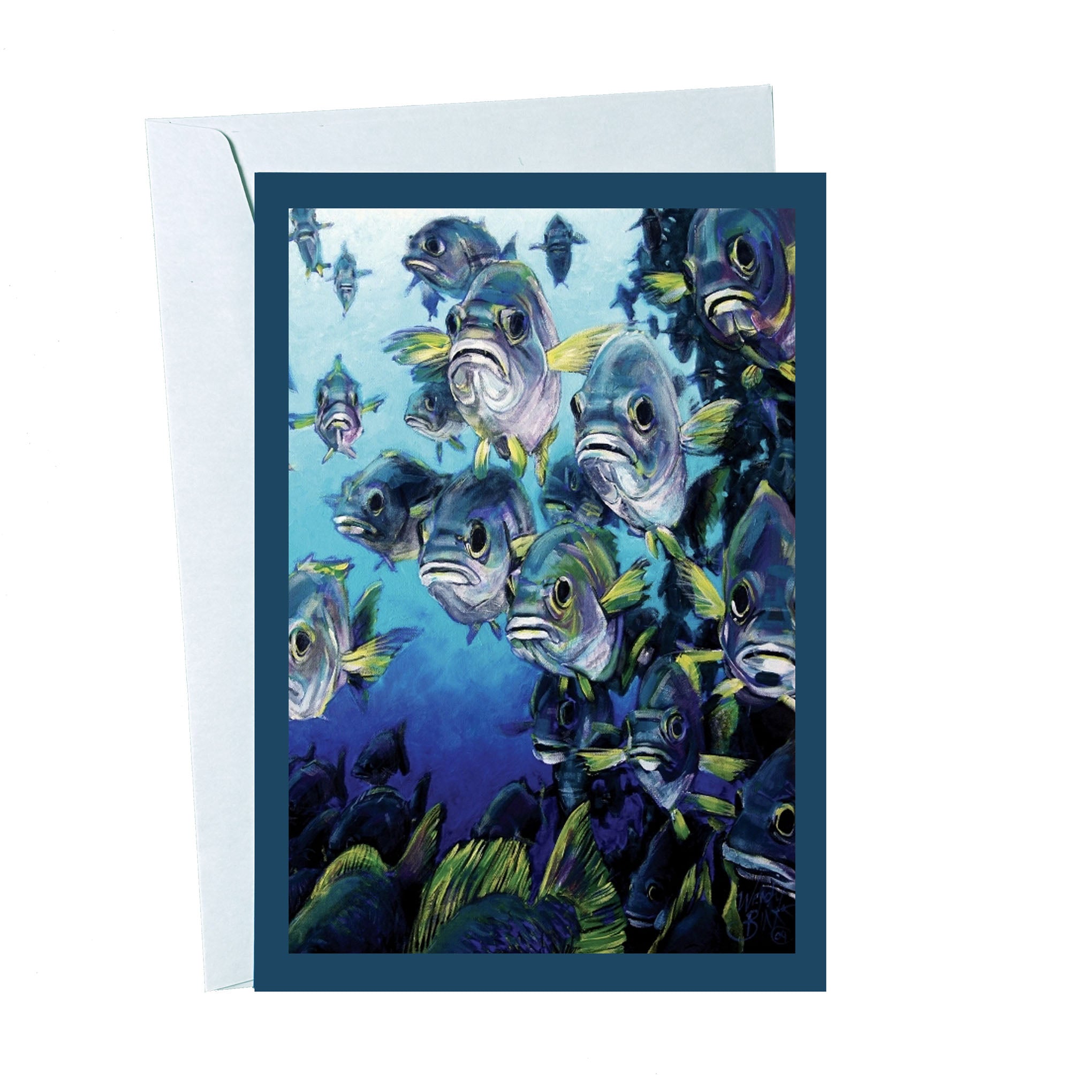 Schools Out – Greeting Card - Stunned Emu Designs by Wendy Binks