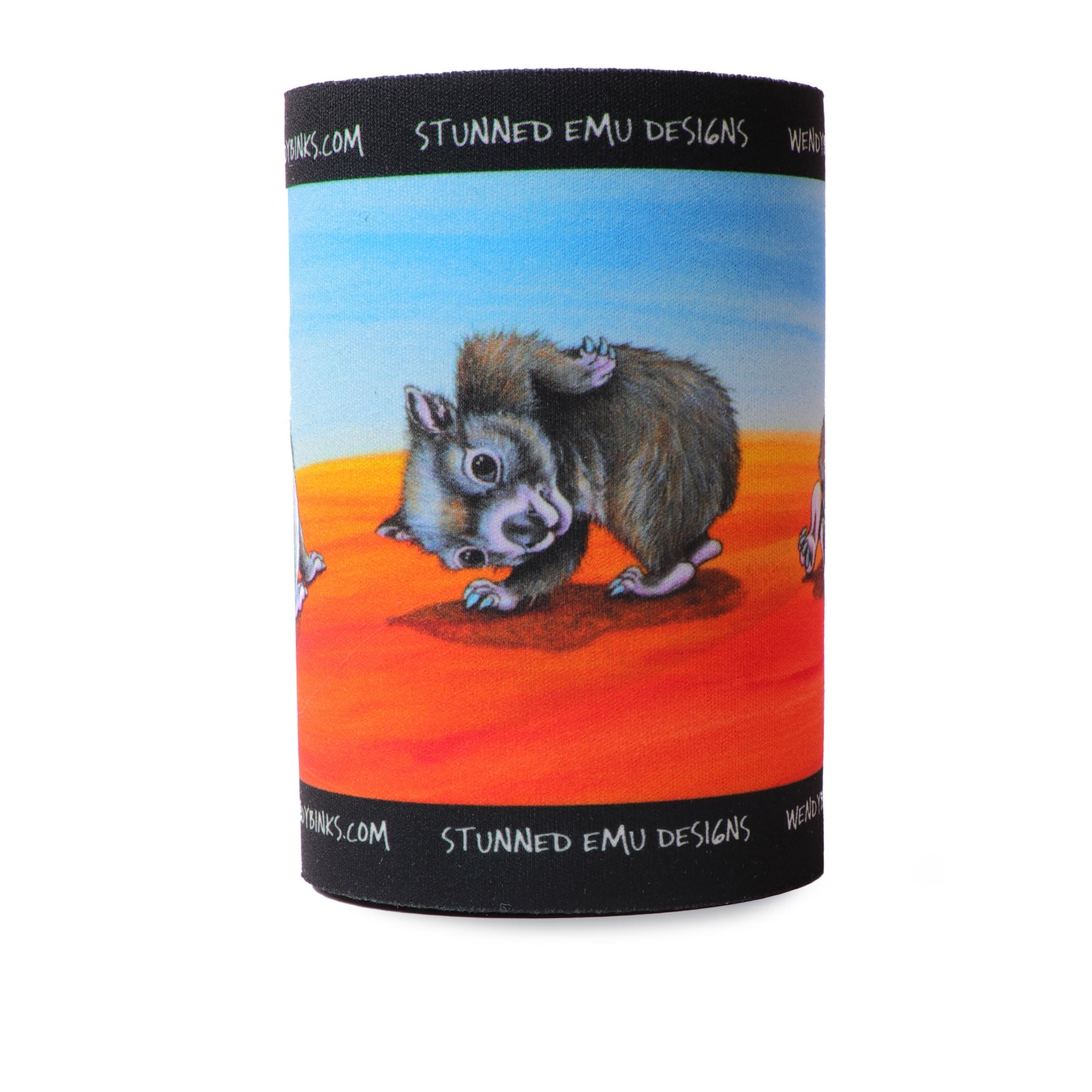 Scratch – Drink Holder - Stunned Emu Designs by Wendy Binks