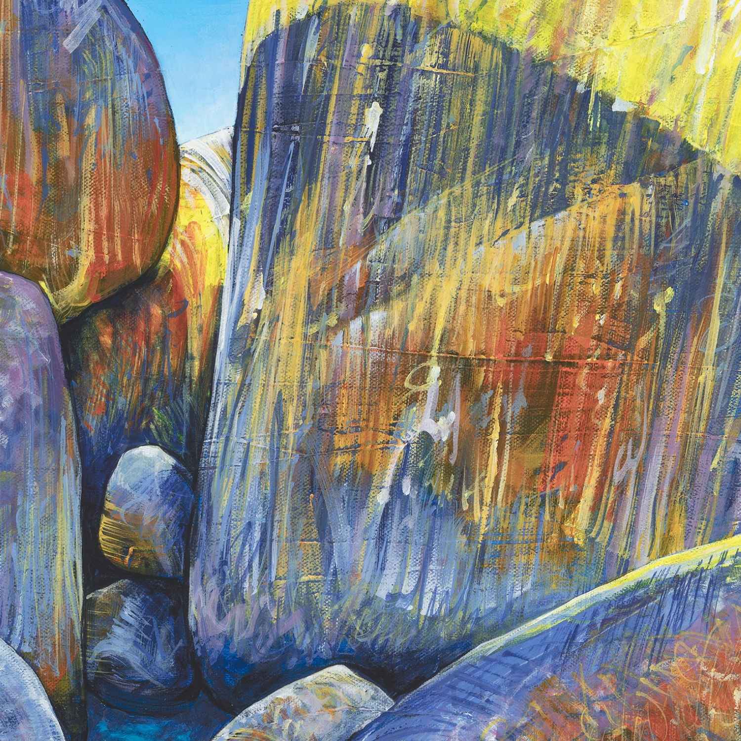 Shifting Light – Original - Stunned Emu Designs by Wendy Binks