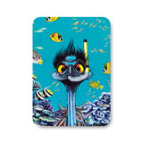 Snorkelling Emu – Small Magnet
