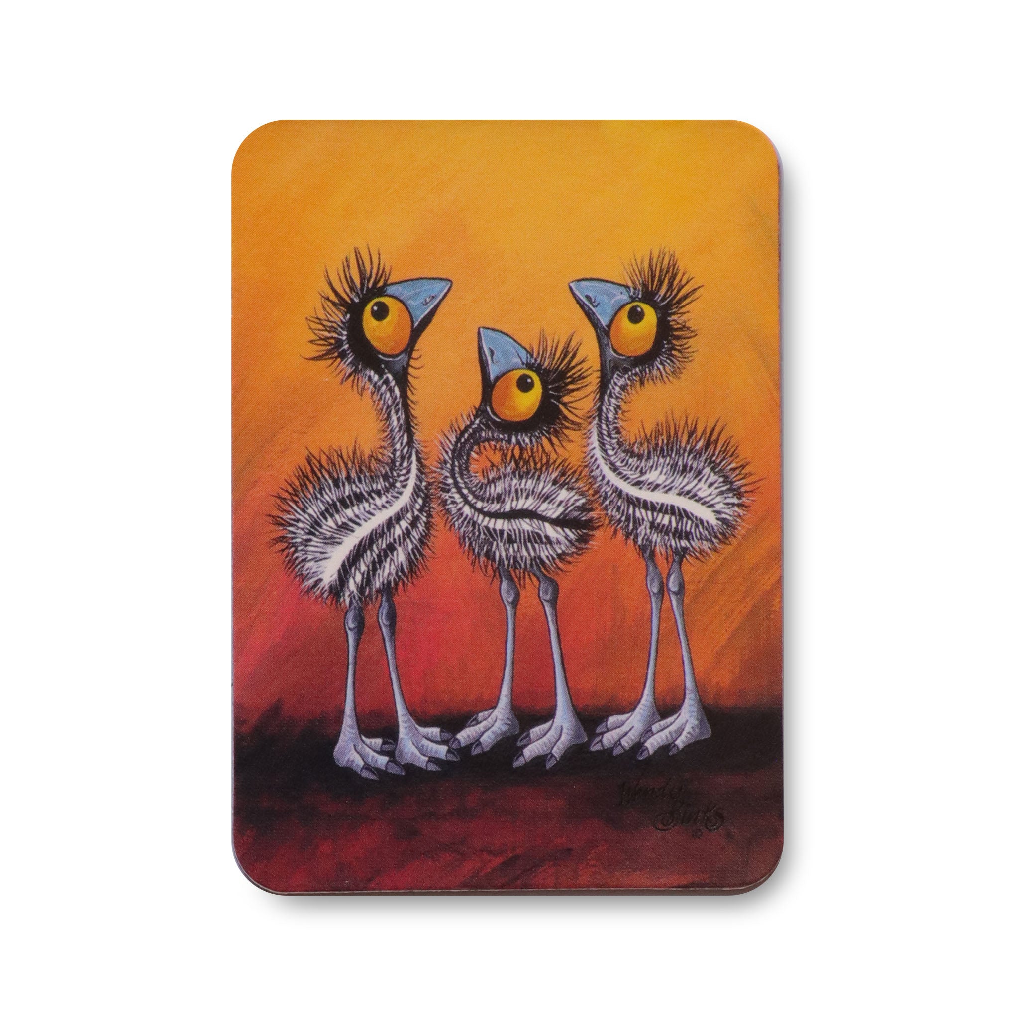 Someone to Look Up to – Magnet - Stunned Emu Designs by Wendy Binks