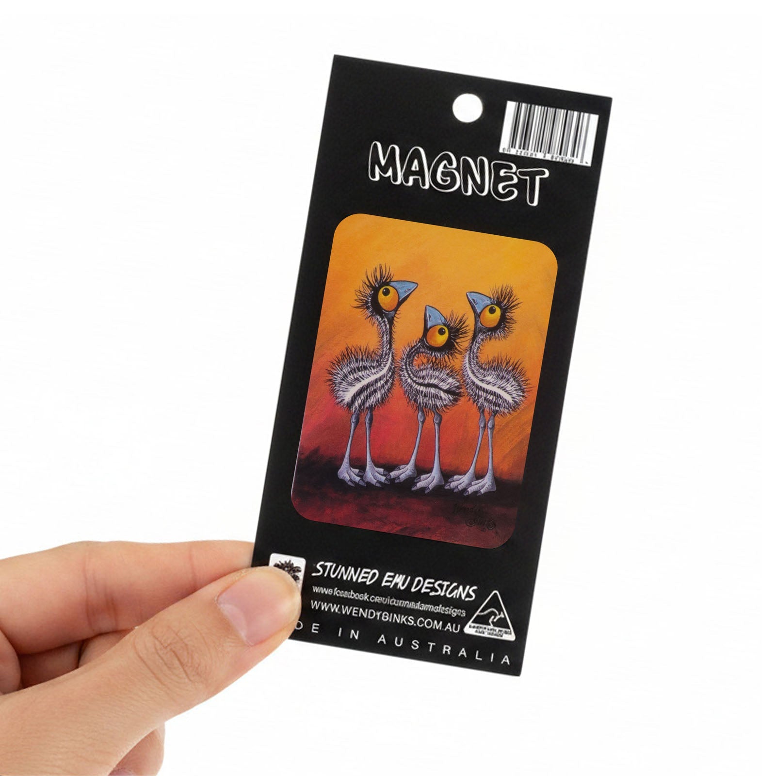 Someone to Look Up to – Small Magnet - Stunned Emu Designs by Wendy Binks