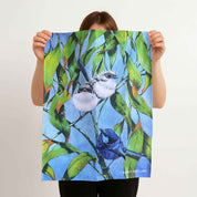 Splendid Wrens – Tea Towel - Stunned Emu Designs by Wendy Binks