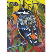 Spotted Pardalote – Original - Stunned Emu Designs by Wendy Binks