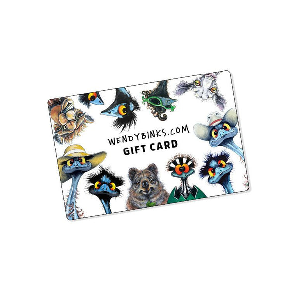 Stunned Emu Designs Gift Card – Stunned Emu Designs by Wendy Binks