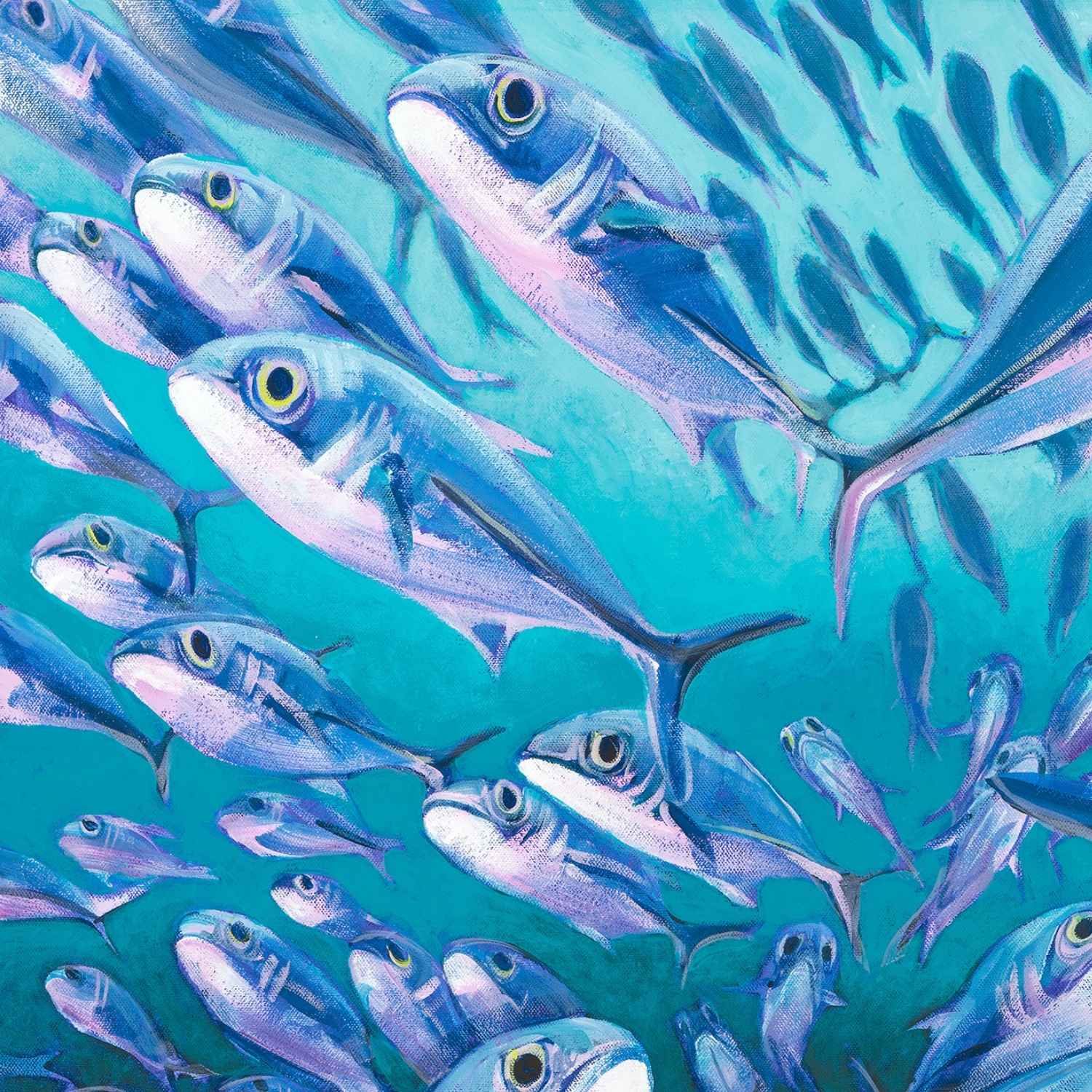 The Business of Fish – Original Artwork - Stunned Emu Designs by Wendy Binks