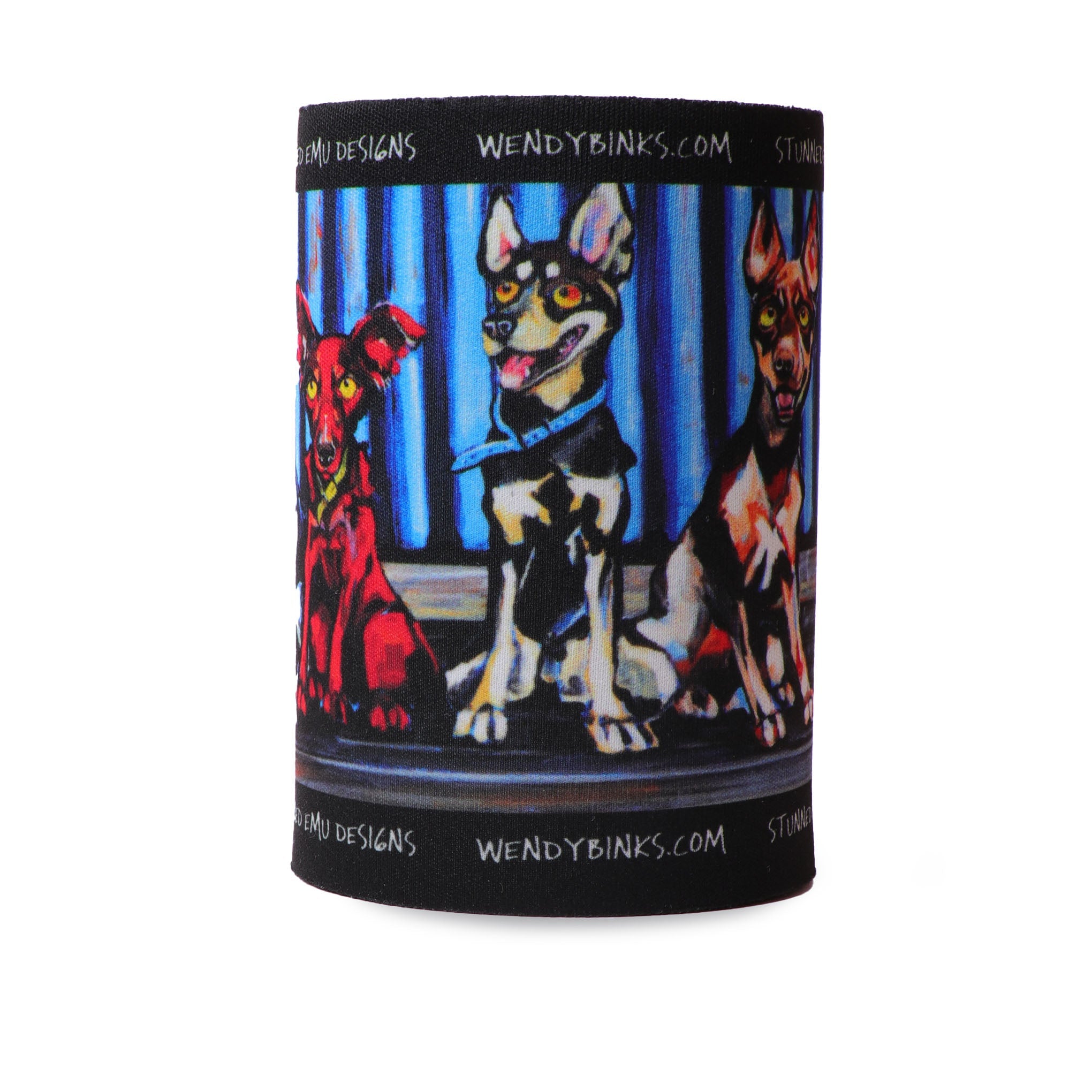 The Famous Five – Drink Holder - Stunned Emu Designs by Wendy Binks