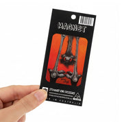 Upside Down – Small Magnet - Stunned Emu Designs by Wendy Binks